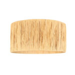 Lampenkap trendy rond | E27 | Ø 20 cm | naturel - Afbeelding 2