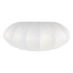 Ronde lampenkap trendy | E27 | Ø 22,5 cm | wit - Afbeelding 3