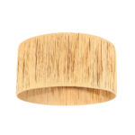 Lampenkap trendy rond | E27 | Ø 20 cm | naturel - Afbeelding 7