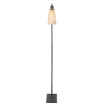 Vloerlamp Vidrio | 1 lichts | Ø 40 cm | amber & zwart | e27 - Afbeelding 7