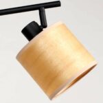 Spot Bambus | 4-lichts | E14 | naturel & zwart - Afbeelding 8