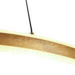 Hanglamp Ringlux | 2 lichts | Ø 190 cm | goud | led | trendy - Afbeelding 5
