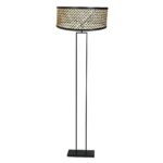 Vloerlamp Stang | 1-lichts | E27 | naturel & zwart