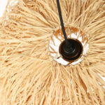 Hanglamp Grass | 1 lichts | Bruin met zwarte details - Afbeelding 4