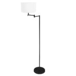 Vloerlamp Bella | 1 lichts | Wit, Zwart - Afbeelding 2