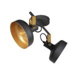 Wandlamp Prato | 2 lichts | Goud, Zwart - Afbeelding 8
