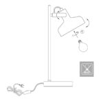 Tafellamp Prato | 1 lichts | Goud, Zwart - Afbeelding 7