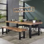 Nachtkastje 1L set|2 layer XS | Massief acacia naturel