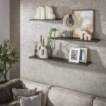 Wandschap Ferro set|3 | Brons antiek