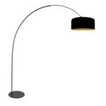Vloerlamp Anne-Curve | 1 lichts | Zwart