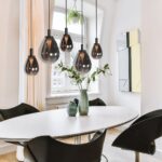 Hanglamp Glimsy | 5 lichts | Zwart - Afbeelding 3