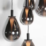 Hanglamp Glimsy | 5 lichts | Zwart - Afbeelding 9