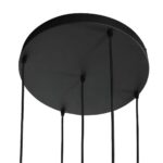 Hanglamp Glimsy | 5 lichts | Zwart - Afbeelding 11