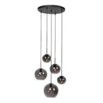 Hanglamp HaloSwap | 5 lichts | Zwart - Afbeelding 2