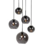 Hanglamp HaloSwap | 5 lichts | Zwart - Afbeelding 3