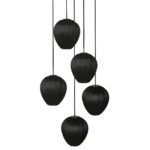 Hanglamp HaloSwap | 5 lichts | Zwart - Afbeelding 7