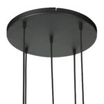 Hanglamp HaloSwap | 5 lichts | Zwart - Afbeelding 4