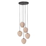 Hanglamp HaloSwap | 5 lichts | Crème, Wit, Zwart - Afbeelding 2