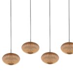 Hanglamp HaloSwap | 5 lichts | Amberkleurig, Zwart - Afbeelding 7