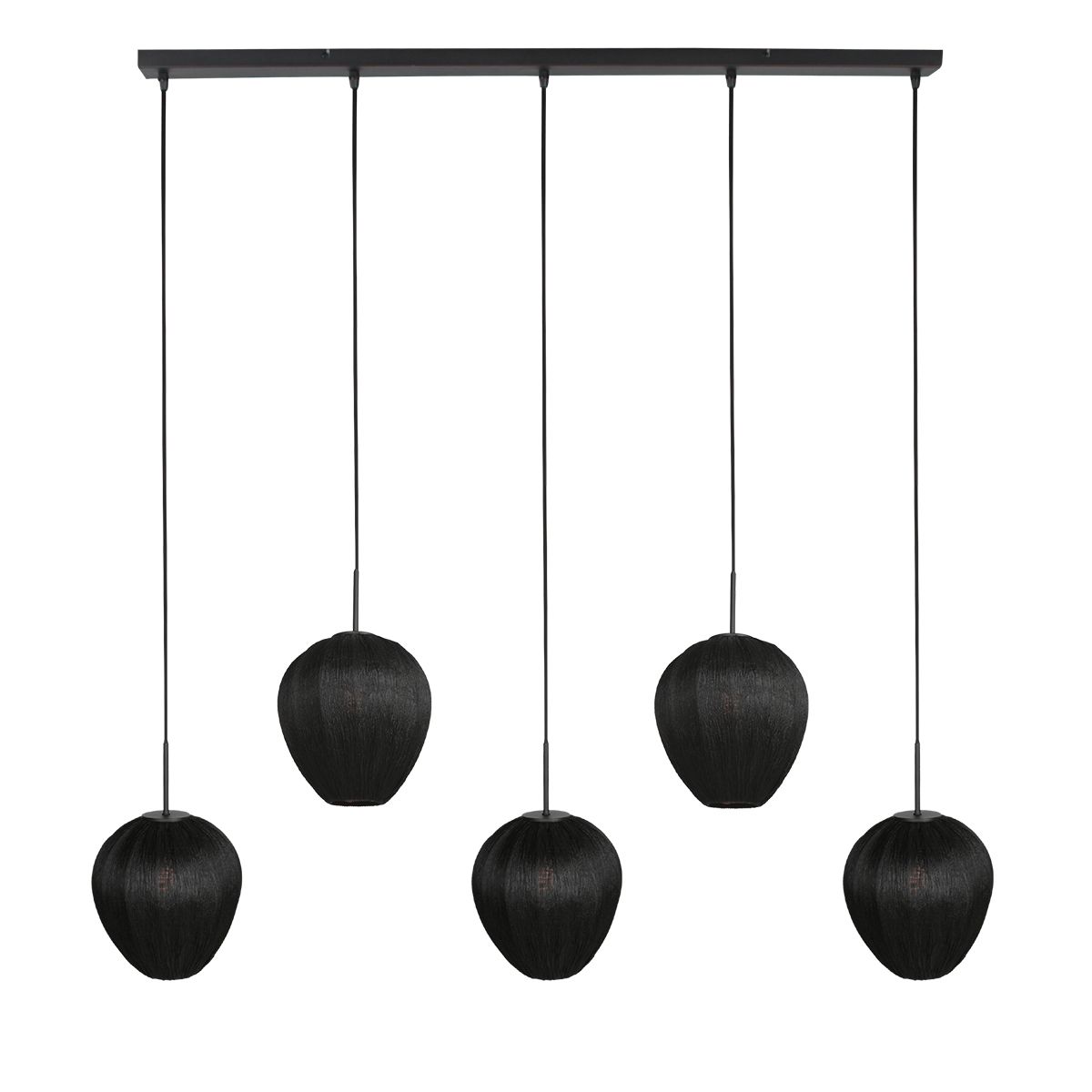 4287ZW Hanglamp HaloSwap | 5 lichts | Zwart - Afbeelding 1