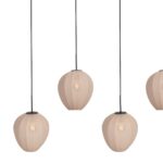 Hanglamp HaloSwap | 5 lichts | Crème, Wit, Zwart - Afbeelding 8